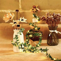 Luces De Enredadera Artificiales Con Hojas Verdes Y Flores 2M-10M Para Decoración De Hogar Y Bodas USB/Batería Ramadan Guirnalda LED Calidad UL CE CCC Longitud Variable De 2 a 10 Metros - details 13