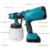 Pistola de Pintura Eléctrica Inalámbrica 1000ML 38000RPM, Pulverizador Portátil para Coches/Muebles/Acero, Compatible con Batería Makita 18V, Alta Velocidad y Precisión - details 2
