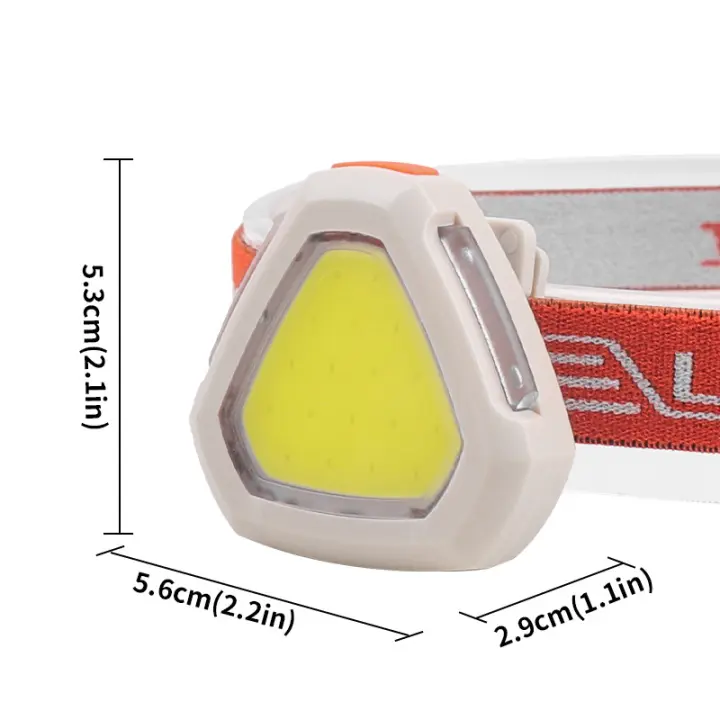 Nuevo faro COB potente para exteriores, luz de pesca nocturna de larga duración, faro para senderismo, luz LED con clip - 1