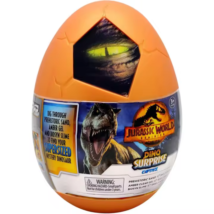 Captivz Huevo Sorpresa Dominion Edition Jurassic World - Caja algo dañada - 1