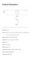 Lámpara De Escritorio LED Baseus Luz De Pantalla Para PC Y Laptop Soporte De Colgante Luz De Mesa Para Monitor LCD Luz De Lectura Y Estudio USB Ajustable En Color Calor Y Frío - details 16