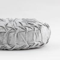 Almohada redonda de terciopelo con forma de rueda y diseño de flor de hielo para sofá, mesita de noche, ventana salediza, futón, almohada de calabaza - details 24