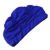 1Pc Gorra De Natación Elástica De Nylon Color Sólido Con Pliegues Protección De Pelo Largo Accesorios Deportivos Para Piscina - details 5