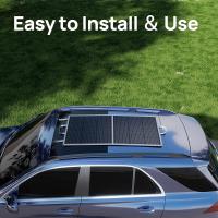 Panel Solar Plegable DaranEner SP100 100W, Soporte Ajustable, Resistente al Agua IP54, Eficiencia de Conversión de Hasta el 22%, Ideal para Camping Fuera de la Red y Cortes de Energía Inesperados - details 2