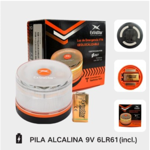 LD Morphling-Genérico Luz Emergencia V16 Homologada DGT 3.0 con Geolocalización