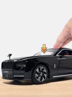 Modelo De Coche De Energía Nueva Rolls Royces Spectre 1:24 Aleación Lujo Vehículo De Juguete Metálico Con Luz Y Sonido Regalos Para Niños - details 7