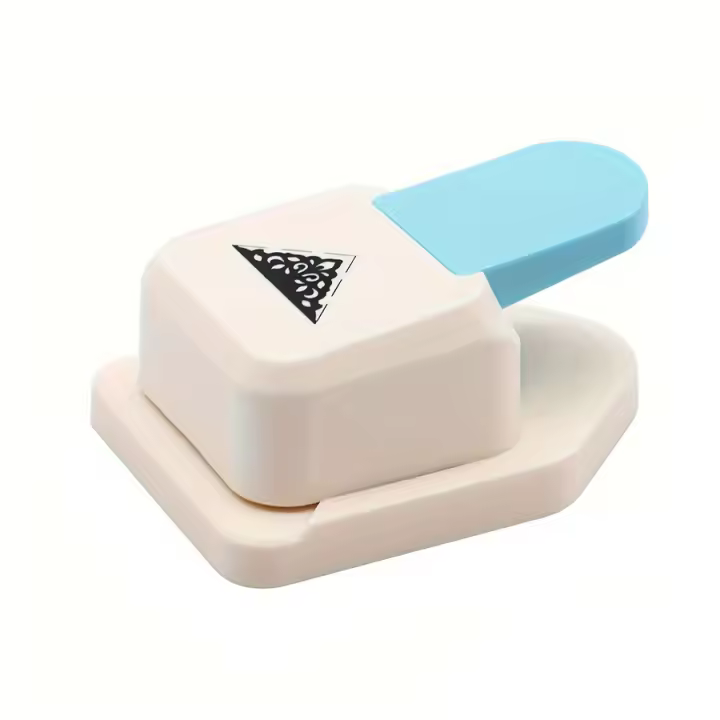 Pulverizador De Esquinas En Ángulo Con Patrón Floral Triangular Suministros De Scrapbooking Forma De Flor Pulidor - 1