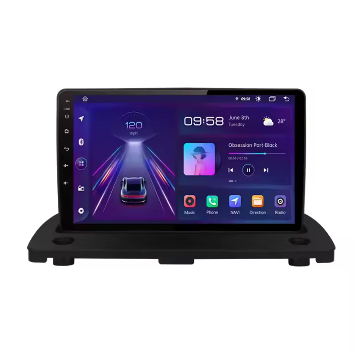 AWESAFE inalámbrico CarPlay Android Auto Radio para Volvo XC90 , 2005, 2006, 2007, 2008 2009 2010 2012 2013 2014 coche reproductor multimedia GPS 2 din autoradio volante controles RDS Bluetooth - 1