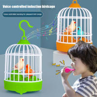 Juguete Electrónico De Cotorra Con Sonido Y Luz Controlado Por Voz Caja De Aves Regalo Para Niños Edad 3-12 Años Juguete Luminoso - details 2