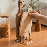 Organizador De Cocina Para Tablas De Cortar Soporte De Acero Inoxidable Estante De Almacenamiento Para Tablas De Cortar - details 0