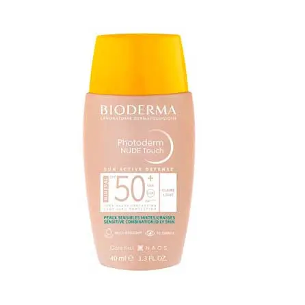 Bioderma Photoderm Nude Touch SPF 50+ Claro 40 Ml - 1