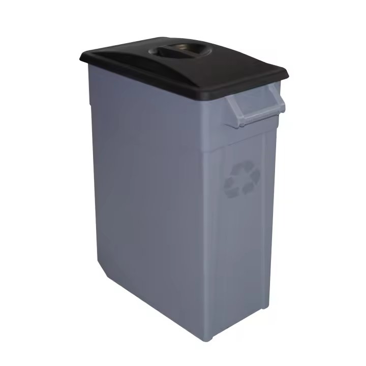 Denox Contenedor Zeus 65 Litros Cerrado para Reciclaje con Ruedas y Asa Ergonómica - 1