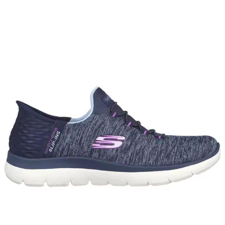 SKECHERS 149937 Zapatillas casual de mujer azul marino slip ins 624 - 1