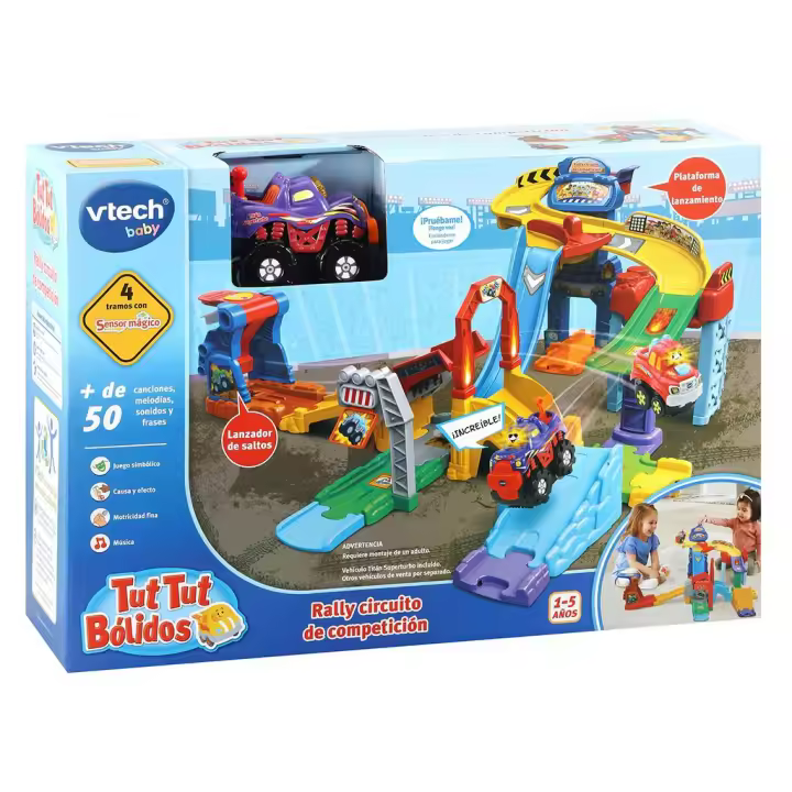 Tut Tut Bólidos Rally Circuito de Competición Vtech 540522 Circuito para coches - 1