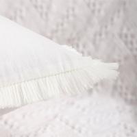 Funda De Cojín Bohemia Con Borlas 45x45cm Cubierta De Algodón Para Decoración De Sala De Estar Y Dormitorio - details 4