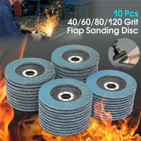 10pcs Discos De Plegado 125mm Para Mèrquica Herramienta Abrosiva Disco De Pulido 40/60/80/120 Para Eliminación De Residuos En Angulo Con Broca - details 1