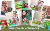 Bloques De Construcción Magnéticos Set De Mundo Del Hierro Juguete Educativo STEM Montessori Cubos De Pila Para Niños Regalo De Navidad - details 1