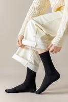 Calcetines De Algodón De Alta Calidad Para Mujer Invierno Cálidos Gruesos Sin Costuras Suaves Elásticos Transpirables Anticongelantes De Terry - details 0