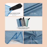 Toalla De Gimnasio Rápida Secado Microfibra Plata ION OdorFree Absorbente Para Sudoración Durante El Entrenamiento Tamaño M1 - details 3