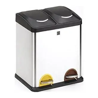 I.r.i.s. Cubo de Reciclaje Rectangular 2 Compartimentos 30l Modelo 2398-i - 1