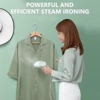 Vaporizador de ropa de mano Pequeño cepillo de vapor para el hogar mini máquina de planchar plegable portátil de viaje, Blanco Espino - details 2