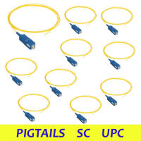 Pigtail fibra óptica monomodo conector SC / UPC. Rabillo fibra óptica. TRICOM - details 2