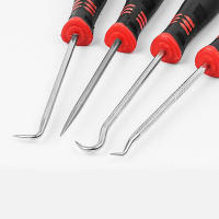 Juego De 4 Piezas Herramientas De Reparación De Sellado Para Vehículos Herramientas De Remoción De Sellado De Rosca Con Agujas Negras Y Rojas 16cm - details 8