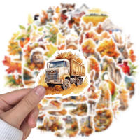 50PCS Etiquetas De Otoño Para Recogida Exquisitas Pegatinas Impermeables Para Teléfonos Móviles Portátiles Suitcases Tazas De Bebida - details 3