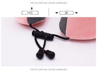 Almohada De Memoria Para El Cuello En Forma De U Soporte De Descanso Para Viaje Oficina Siesta Cervical Almohada De Viaje Suave - details 7