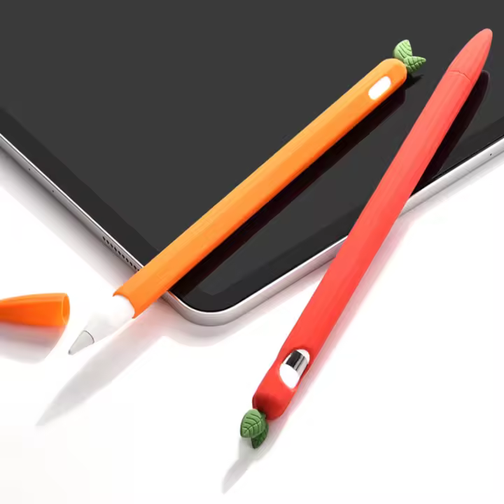 Estuche De Silicona Con Diseño De Frutas Para Apple iPad Pencil 1ra Y 2da Generación Cubierta Protectora Para Tableta Táctil Compatible Con IPad Pencil - 1