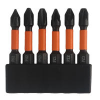 Juego De 6 Piezas De Puntas De Encendedor Magnéticas PH1 PH2 PH3 PZ1 PZ2 PZ3 Con Portabrocas Hexagonal Para Herramientas Manuales - details 0