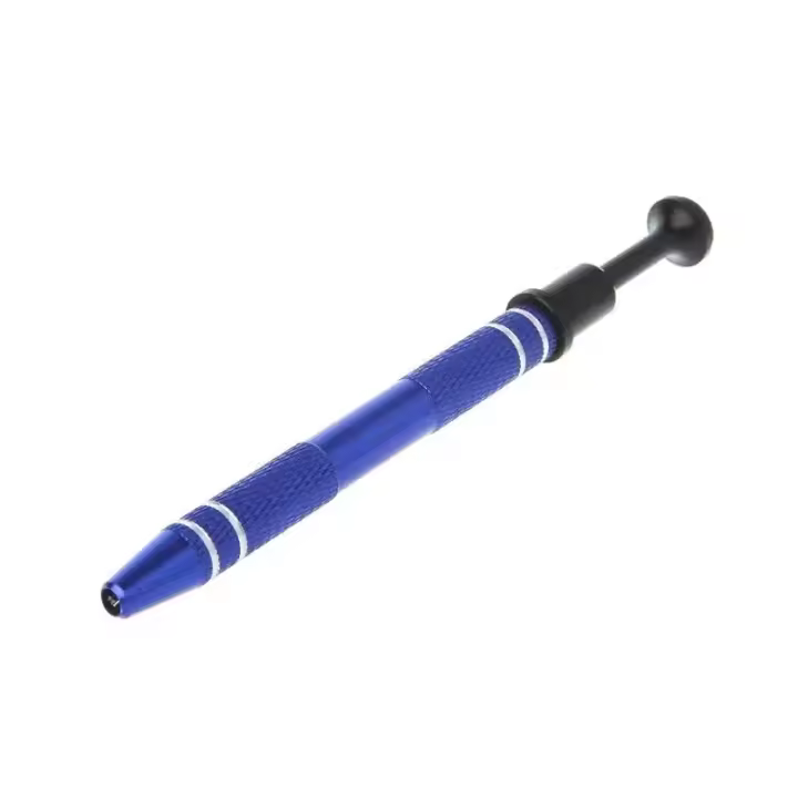 Aguja De Pinza Metálica Para Coger Componentes Pequeños Y IC Chips Herramienta De Mano Duradera Antiestática Resistente Al Calor Y Magnética - 1