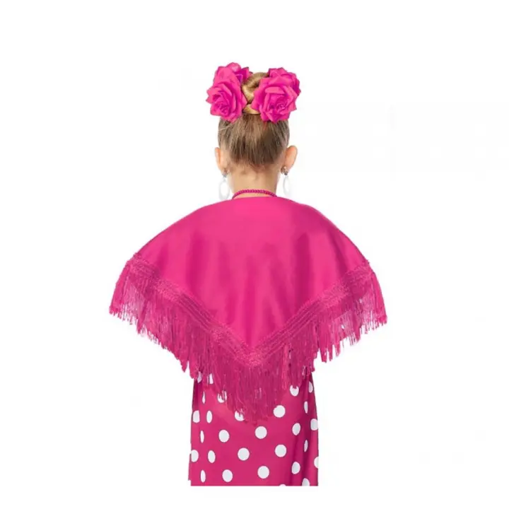 Partilandia Mantón con flecos en varios colores de 120x45 infantil - 1