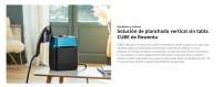 Rowenta UR2020D2 Cube Purificador de Vapor de Alta Presión, Potencia de Vapor Desinfectante, Vaporización Vertical, Planchado, Formato Móvil, Salida de Vapor Continua de Hasta 90 g/minuto, 200 g/minuto, Golpe de Vapor - details 1