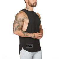 Camiseta De Gimnasio Para Hombres Transpirable Verano Cuerpo Entrenamiento Sin Mangas Algodón Estilo Deportivo Casual - details 3