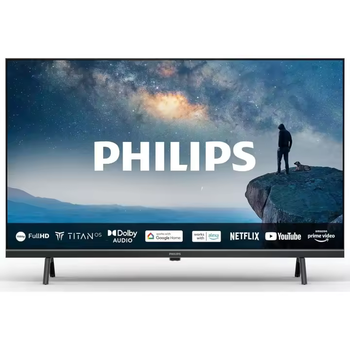 Philips 32PHS6009 32" 80cm HD LED TV Dolby Audio Titan OS [Clase de eficiencia energética D] - 1