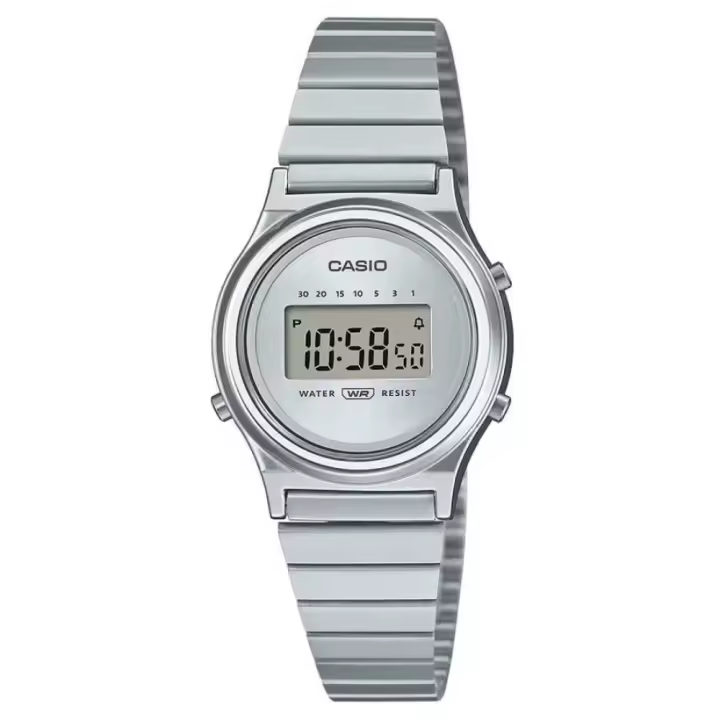 Casio Reloj La700we-7aef Plateado Unisex - 1