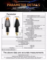 2pcs Lámpara Indicadora De Señal LED Para Motocicleta Universal Amarilla Faros Intermitentes Accesorios Para Motocicleta 12V - details 6
