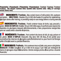 LIFE PRO ENDURANCE RAW FRUCTOSE 800G - Carbohidratos de Liberación Lenta - Reduce Tiempo de Recuperación - Mejora Rendimiento - details 3