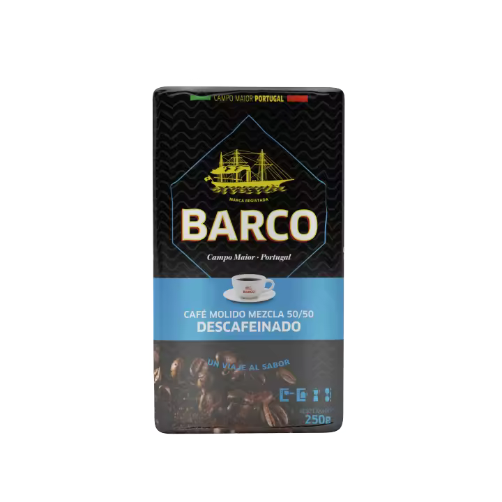 Barco Descafeinado- Café molido natural descafeinado 250 gr - 1