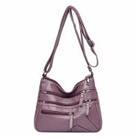 Bolso De Hombro Para Mujer 2023 Nueva Moda En Cuero PU Color Sólido Gran Capacidad Bolso Cruzado Multi-Nivel Estilo Clásico - details 14