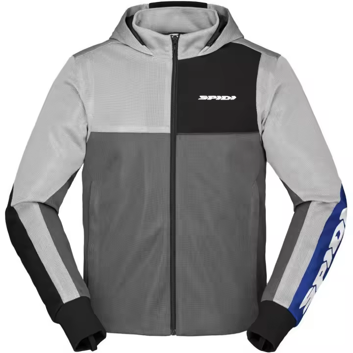 Chaqueta Textil Spidi Hoodie Net Gris azul - 1