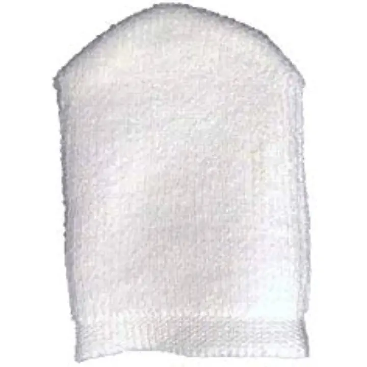 Irisana - Guante Desmaquillante - Blanco - Microfibra - Limpiador Facial - Elimina las Células Muertas - Ideal para el Cuidado de la Piel - Reutilizable - 1