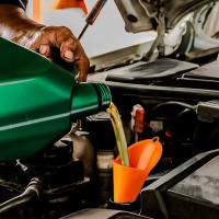 Funel De Estem Largo Para Automóvil Herramienta De Rellenado De Gasolina Y Aceite Para Motor De Motocicleta Y Taller De Automóviles Accesorios De Auto Color Orange - details 1