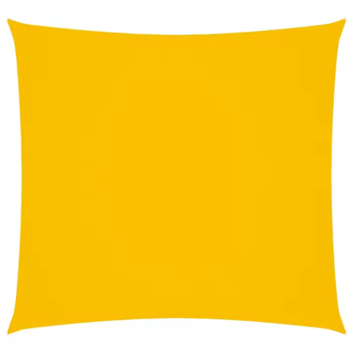 Toldo de Vela Cuadrados Lienzo Oxford Amarillo 3x3m - 1