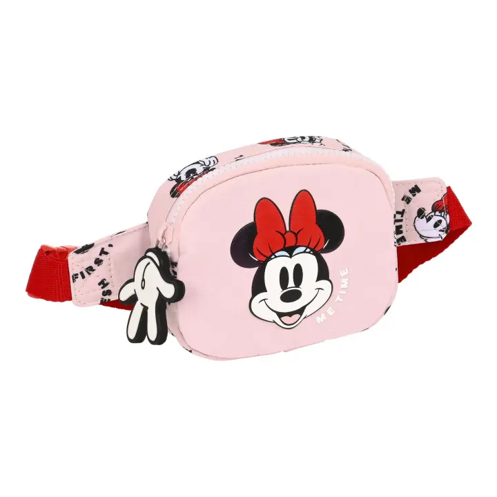 Riñonera Minnie Mouse Me time 14 x 11 x 4 cm Rosa - 1