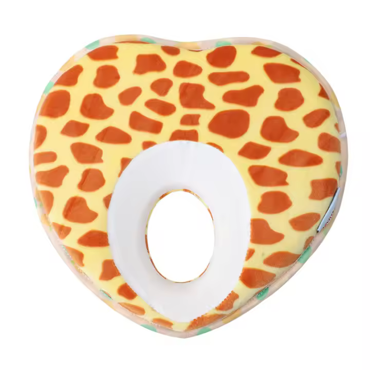 Almohada moldeadora para bebés, almohada de oso con forma de manzana, esponja antiinclinación de cabeza, estilo transpirable, disponible para las cuatro estaciones, suministros maternos e infantiles - 1