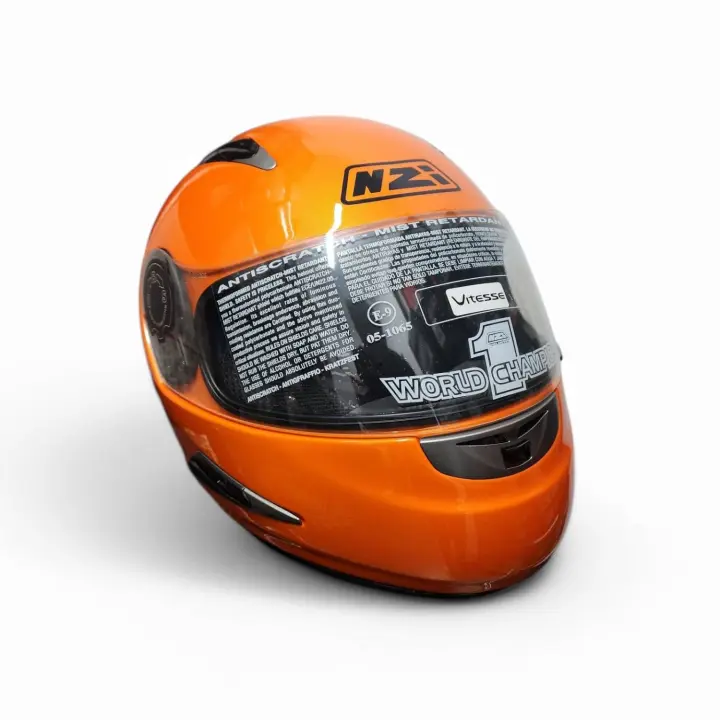 Casco integral Fibra de Vidrio NZI Vitesse MNA - Naranja - 1