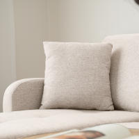 Sofá esquinero en forma de L con sillón reclinable - Sofá de Tres plazas, 166x118x77 cm, textil de Algodón y Lino transprable, pátas de plástico, Diseño modular, ideal para salones, apartamentos y oficinas. - details 3