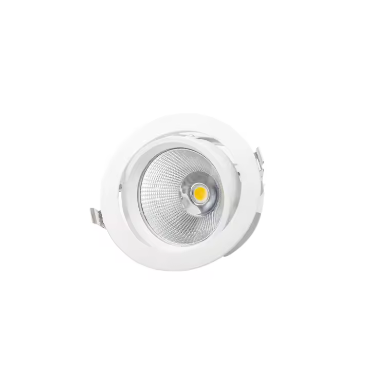 Foco empotrable LED - 40 W- 4000 K - 3000 Lm - ø158 mm - Corte ø144 mm - COB Periscope O - Pack 6 unidades - AZABAK - 1